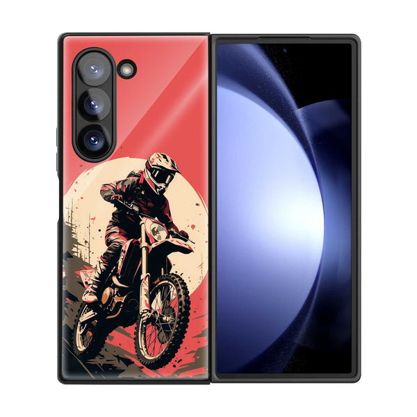 Offroad Rouge Samsung Z Fold Glass Case