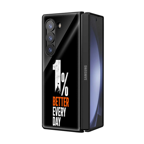 One Percent Samsung Z Fold Glass Case