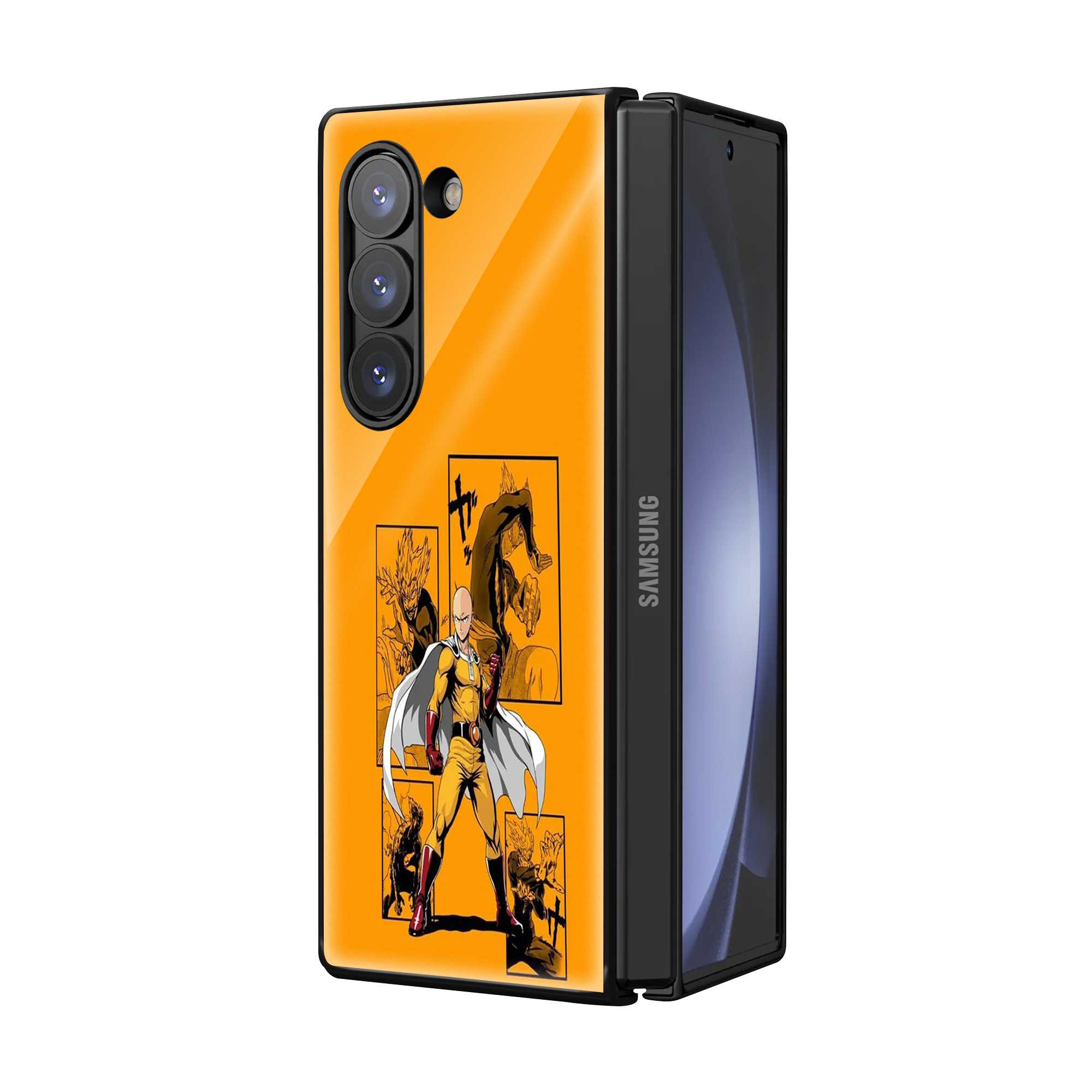 One Punch Legend Samsung Z Fold Glass Case