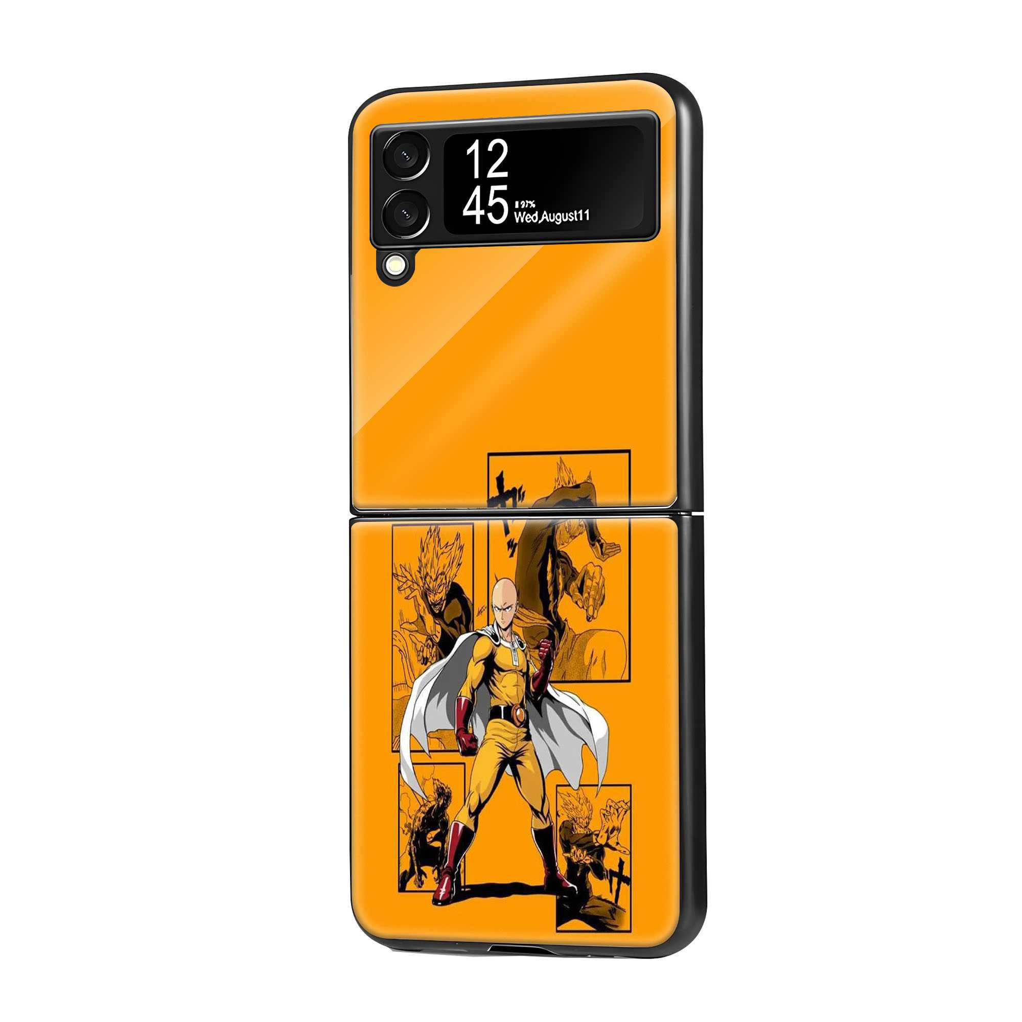 One Punch Legend Samsung Z Flip Glass Case