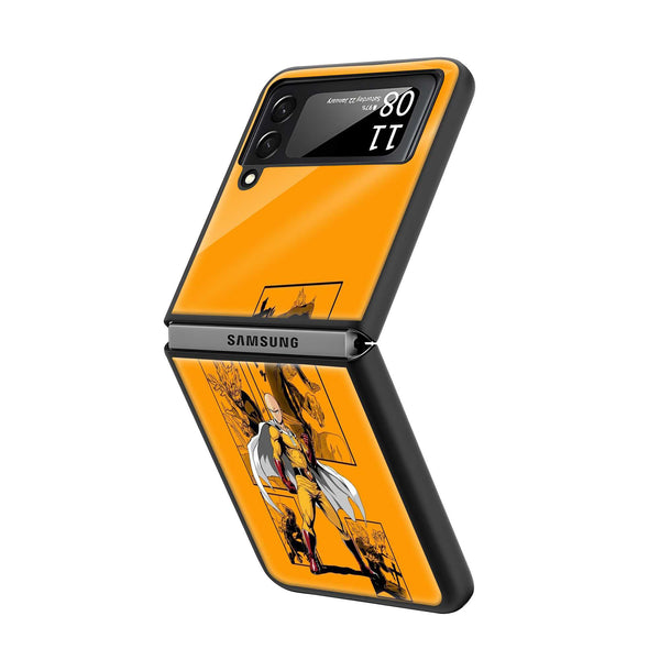 One Punch Legend Samsung Z Flip Glass Case