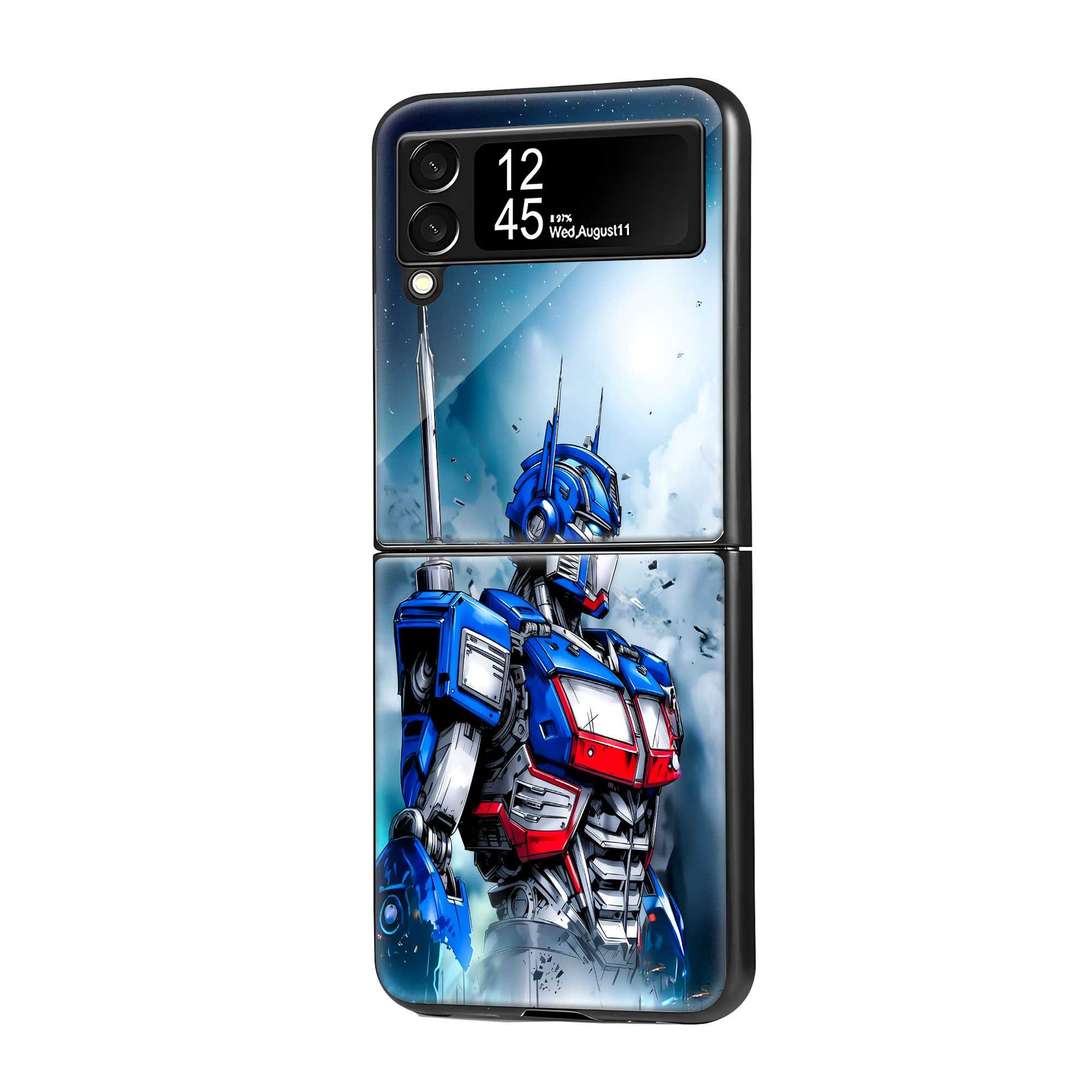 Optimus Prime Samsung Z Flip Glass Case Main image