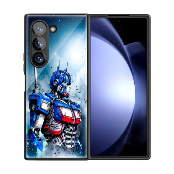 Optimus Prime Samsung Z Fold Glass Case