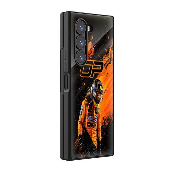 Oscar Piastri Samsung Z Fold Glass Case