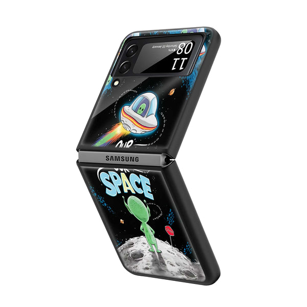Our Space Samsung Z Flip Glass Case