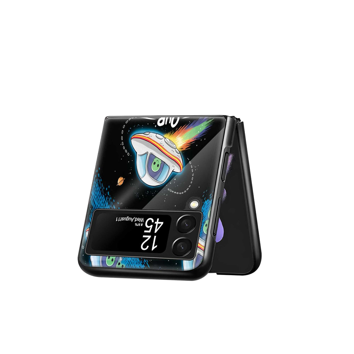 Our Space Samsung Z Flip Glass Case