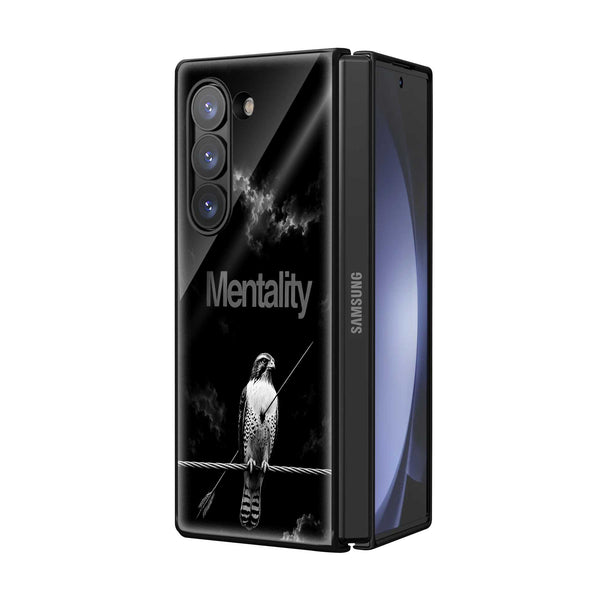 Pain Into Power Samsung Z Fold Glass Case