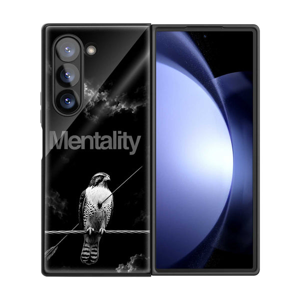 Pain Into Power Samsung Z Fold Glass Case