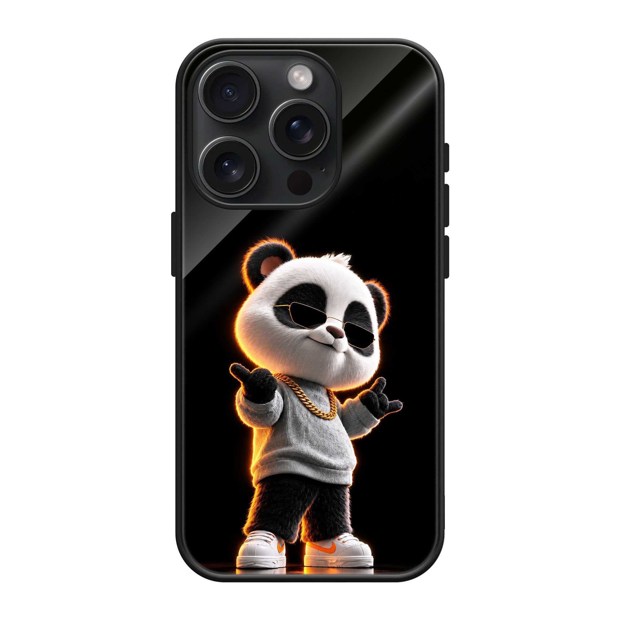 Panda Swag Glass Case