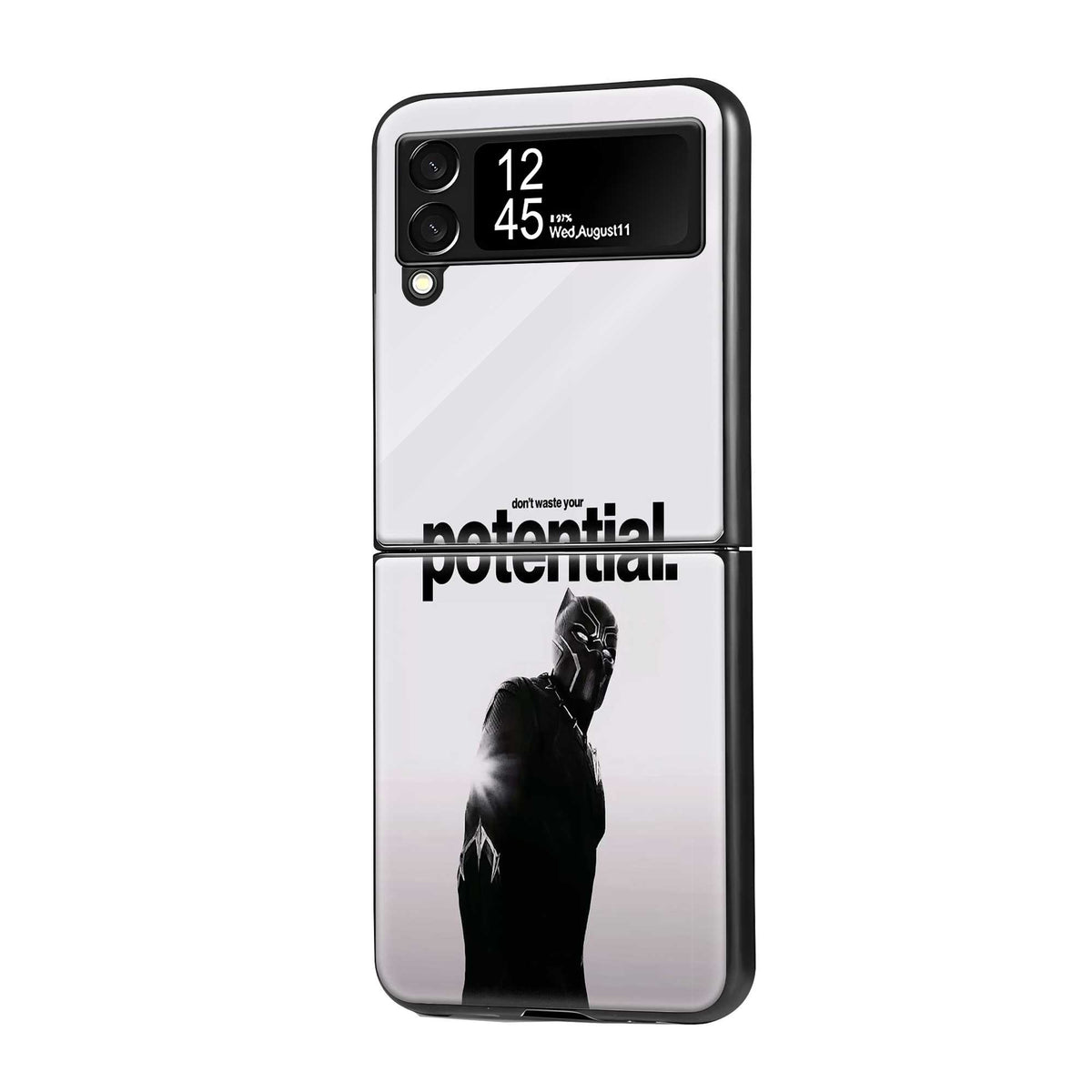 Panther Potential Samsung Z Flip Glass Case