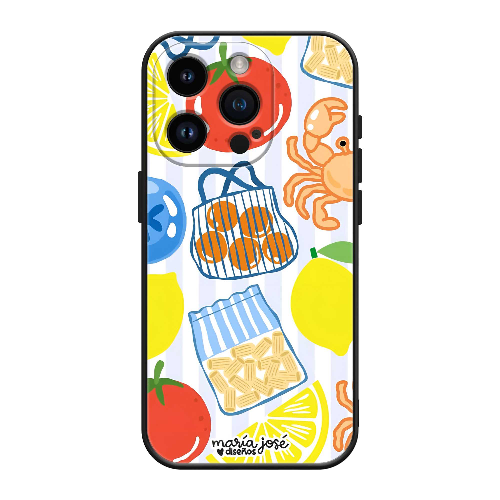 Pasta Lemon Silicone Case