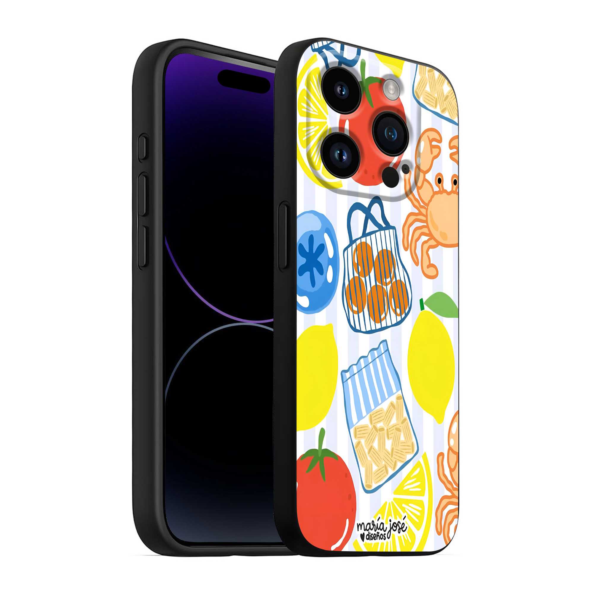 Pasta Lemon Silicone Case
