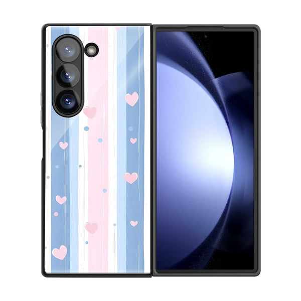 Pastel Crush Samsung Z Fold Glass Case