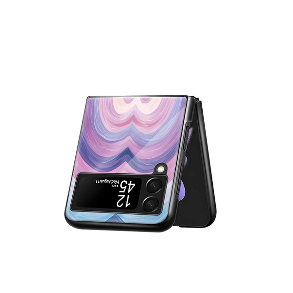 Pastel Heart Samsung Z Flip Glass Case