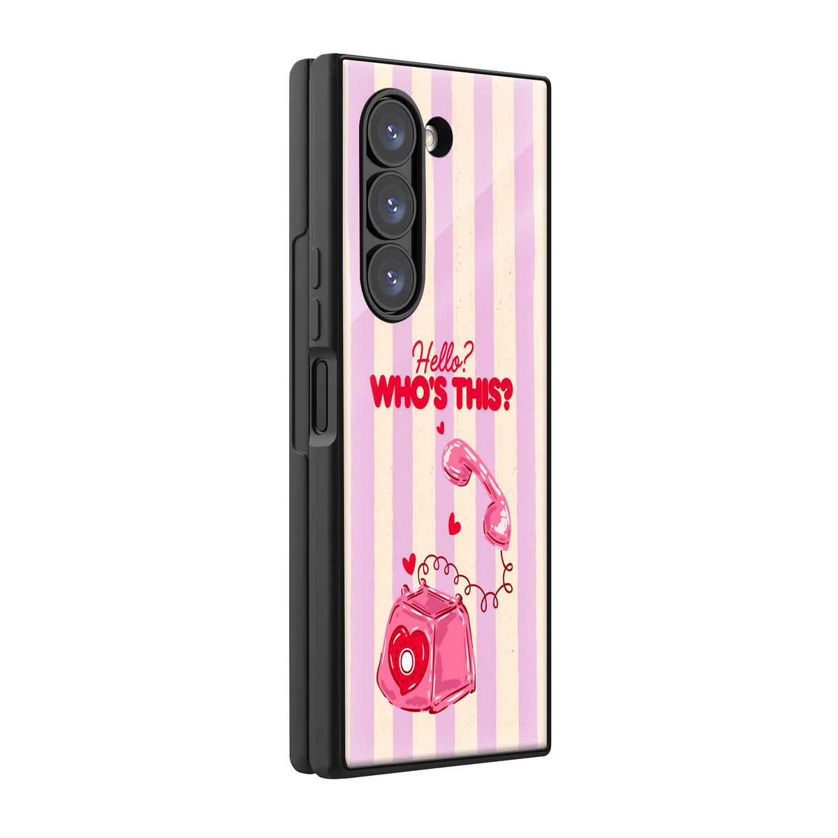 Pastel Love Call Samsung Z Fold Glass Case Main image
