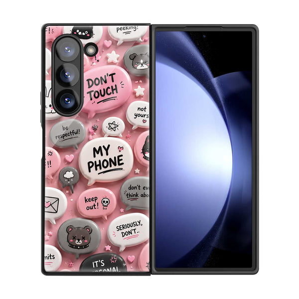 Pastel Protect Samsung Z Fold Glass Case