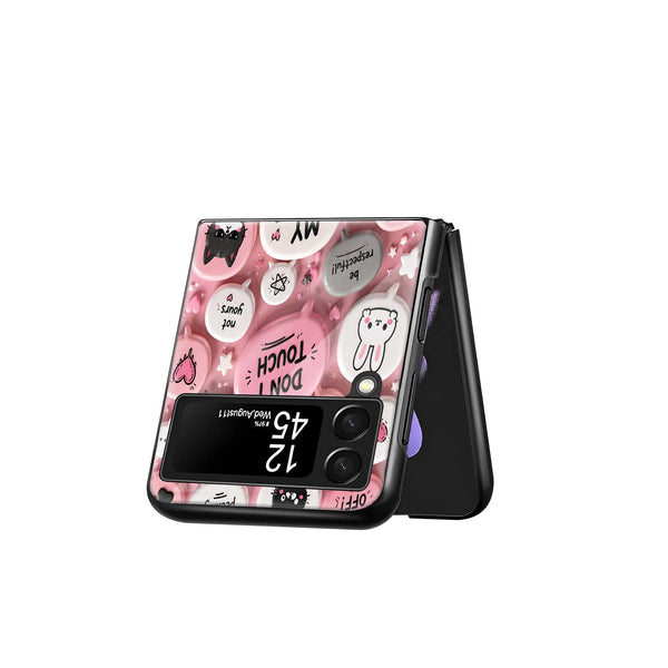 Pastel Protect Samsung Z Flip Glass Case