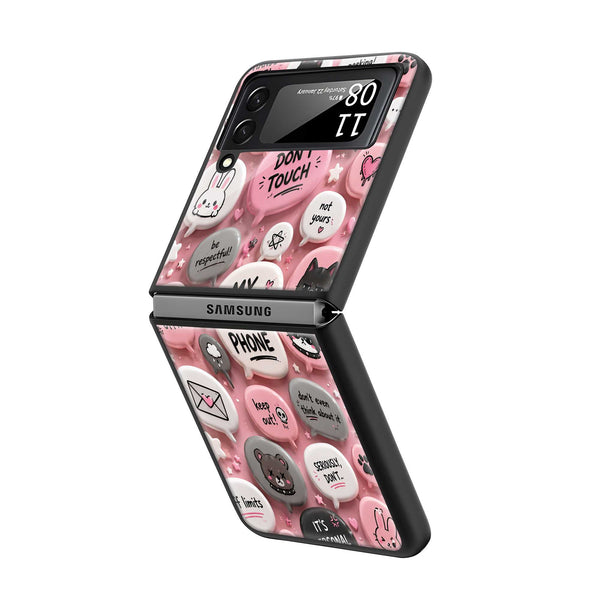 Pastel Protect Samsung Z Flip Glass Case