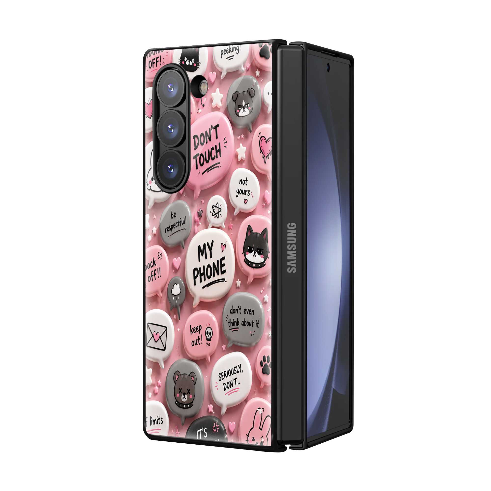 Pastel Protect Samsung Z Fold Glass Case