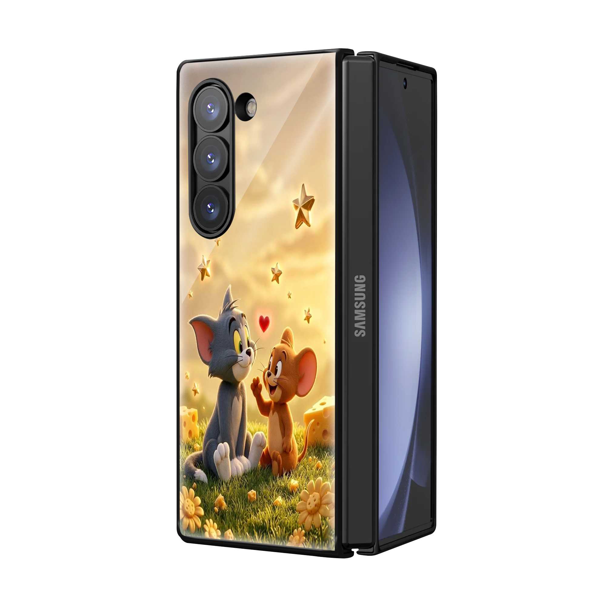 Paws & Hearts Samsung Z Fold Glass Case