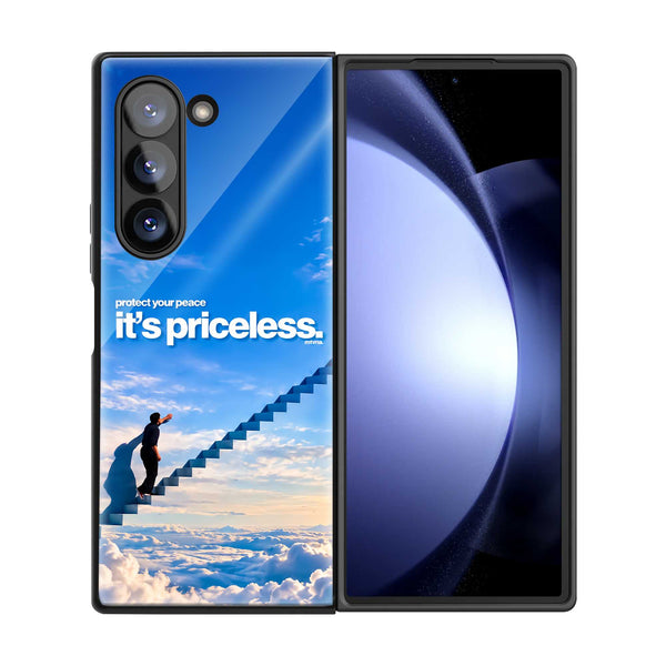 Peace Motivation Samsung Z Fold Glass Case