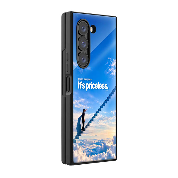 Peace Motivation Samsung Z Fold Glass Case