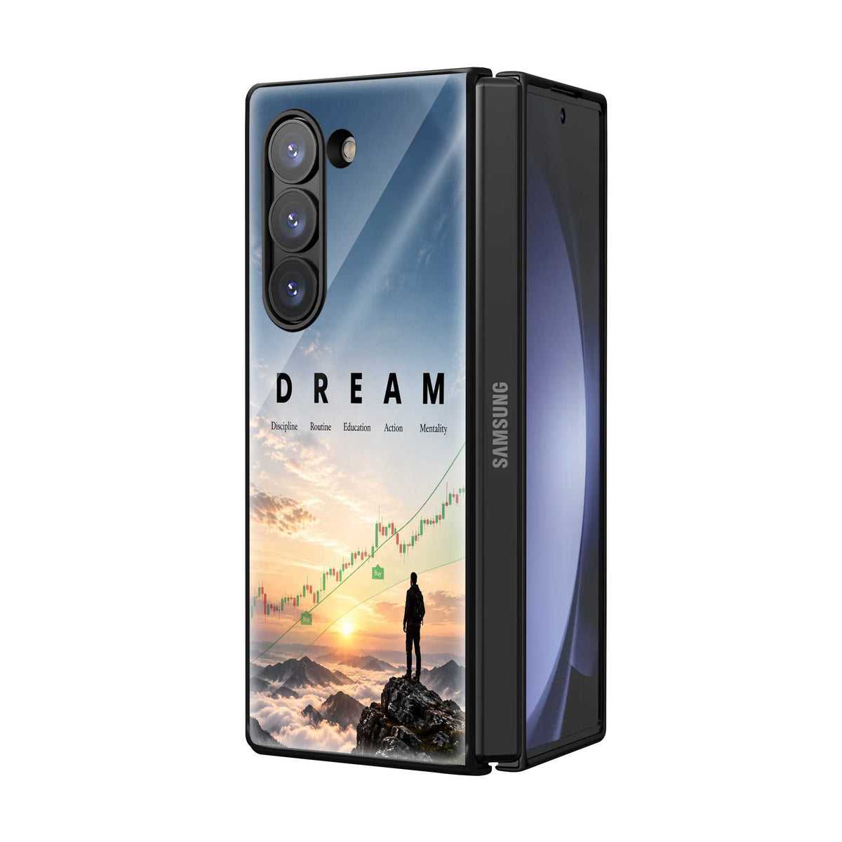 Peak Trader Vision Samsung Z Fold Glass Case