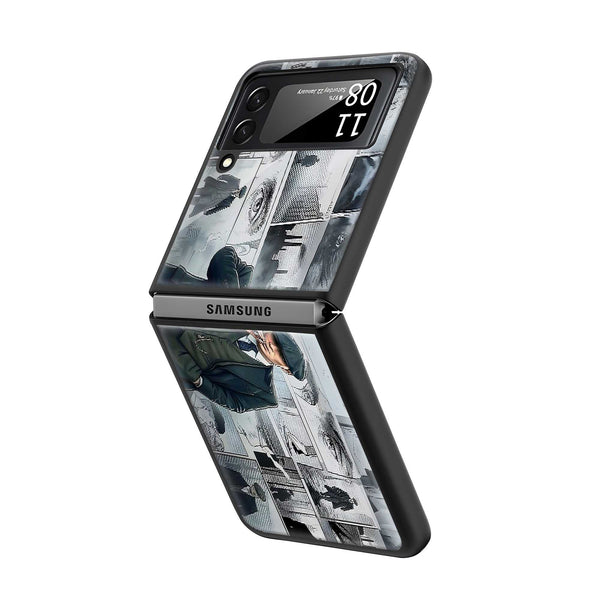 Peaky Blinders Samsung Z Flip Glass Case