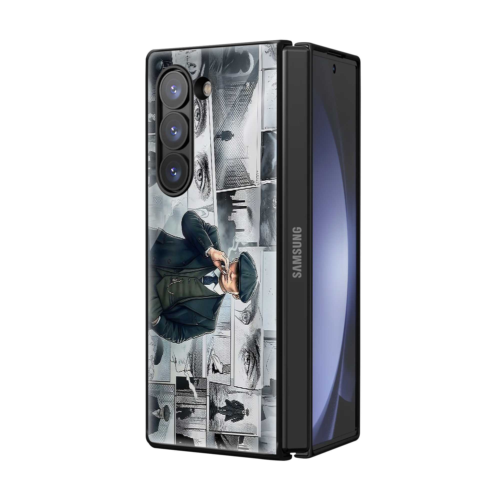 Peaky Blinders Samsung Z Fold Glass Case