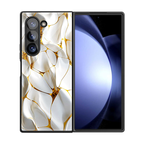 Pearl Wave Samsung Z Fold Glass Case