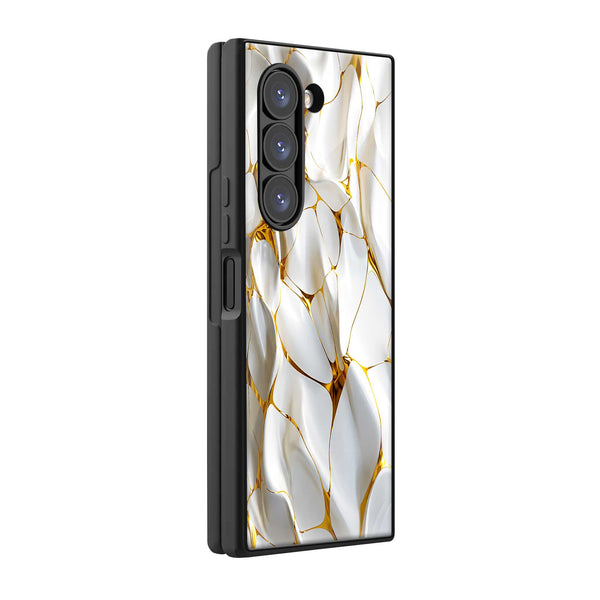 Pearl Wave Samsung Z Fold Glass Case