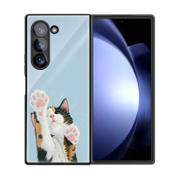 Peek-a-Paw Samsung Z Fold Glass Case