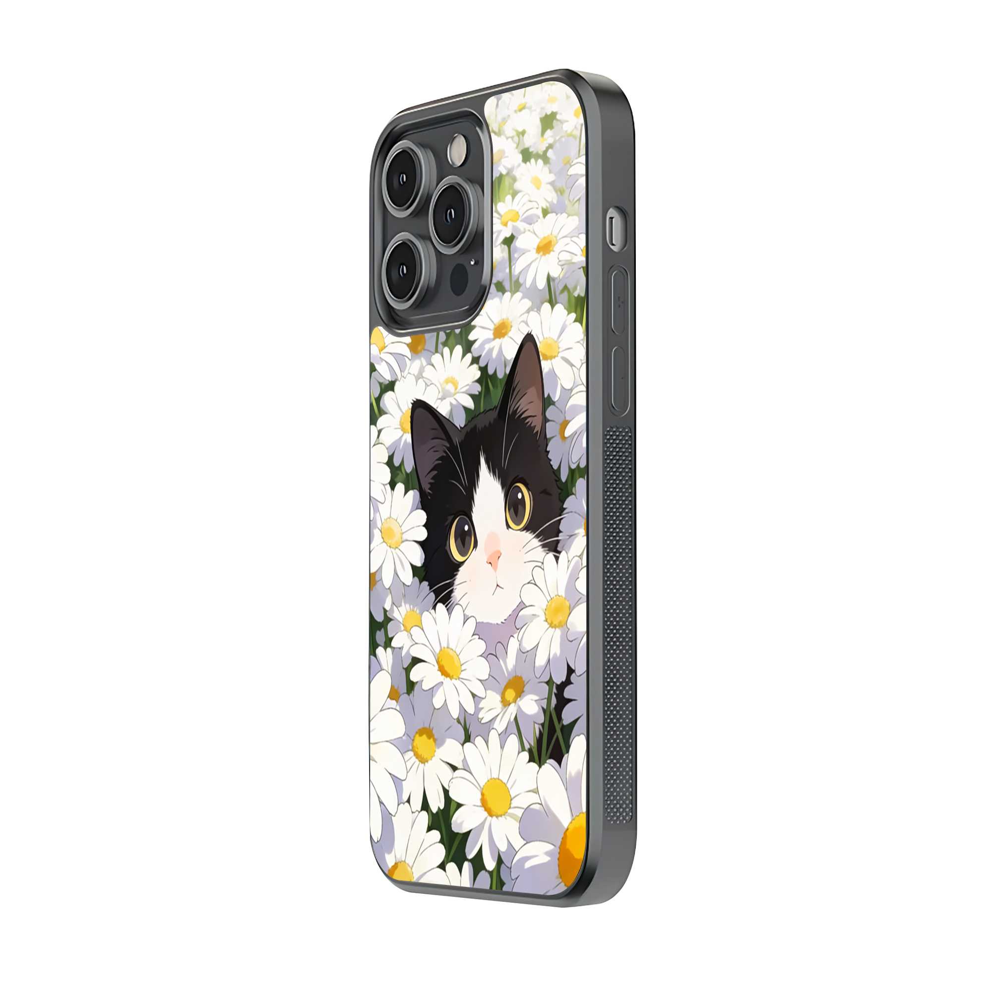 Peekaboo Cat Glass Case Secondary image