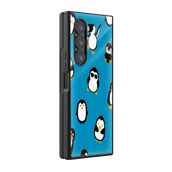 Penguin Samsung Z Fold Glass Case