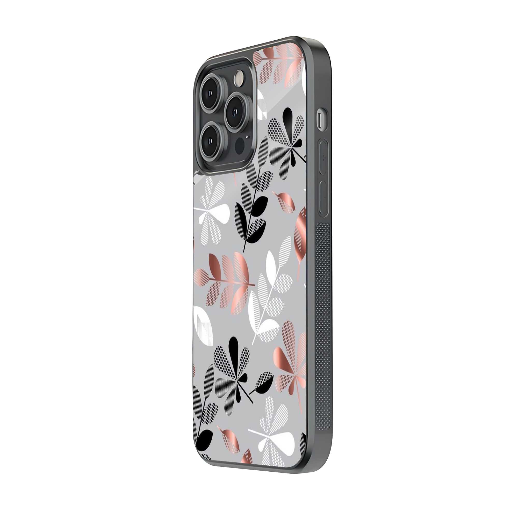 Petal Pattern Glass Case Secondary image