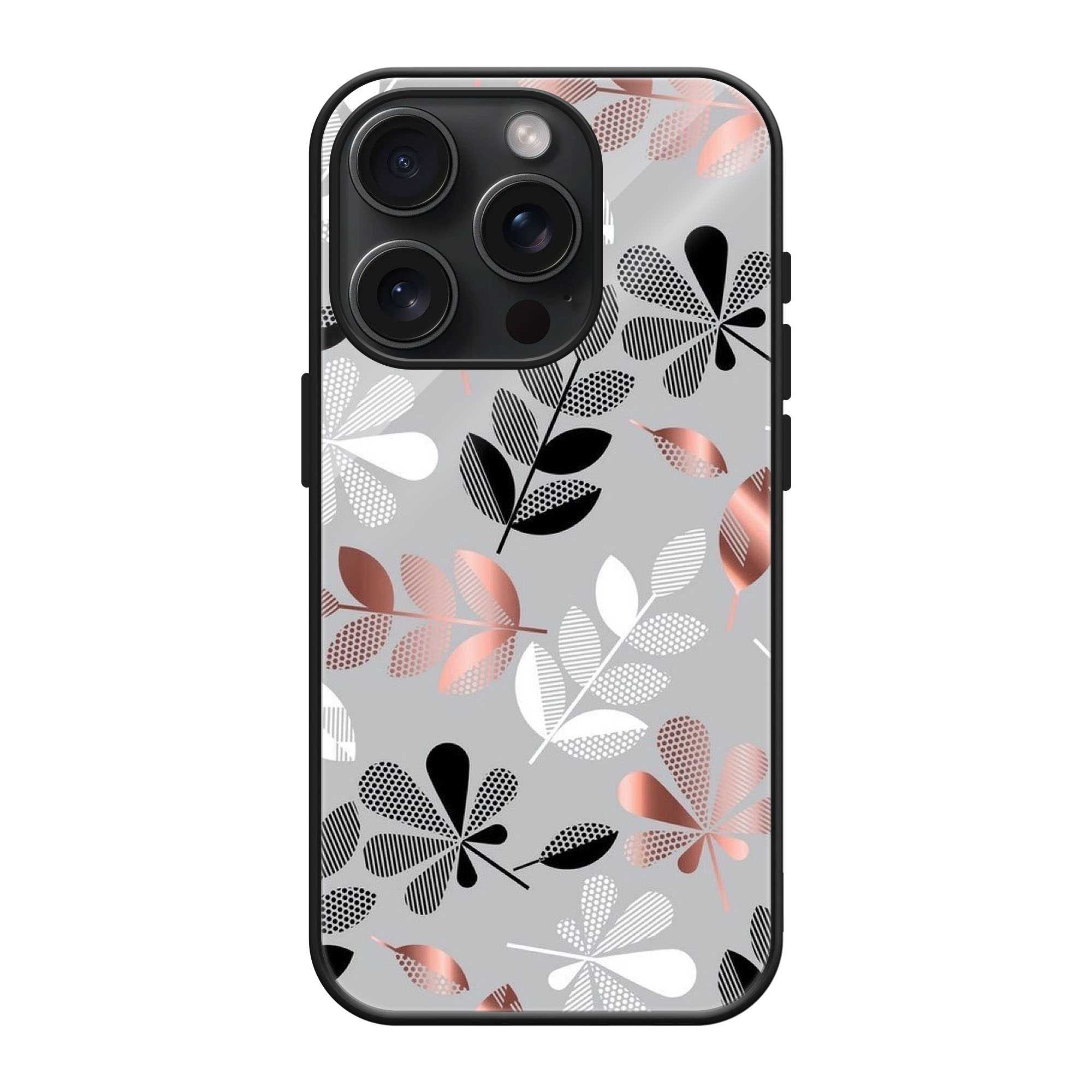Petal Pattern Glass Case Main image