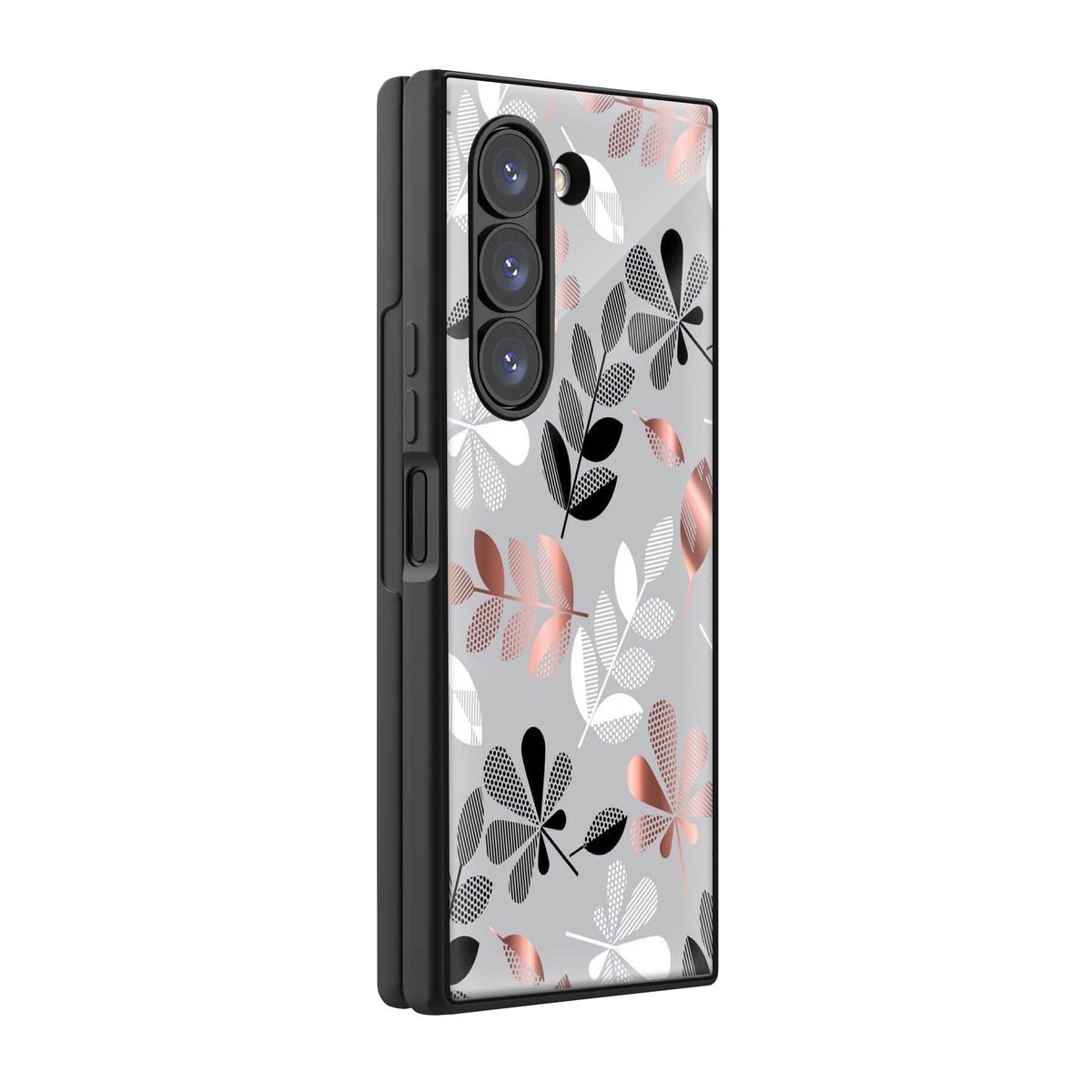 Petal Pattern Samsung Z Fold Glass Case