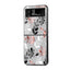 Petal Pattern Samsung Z Flip Glass Case