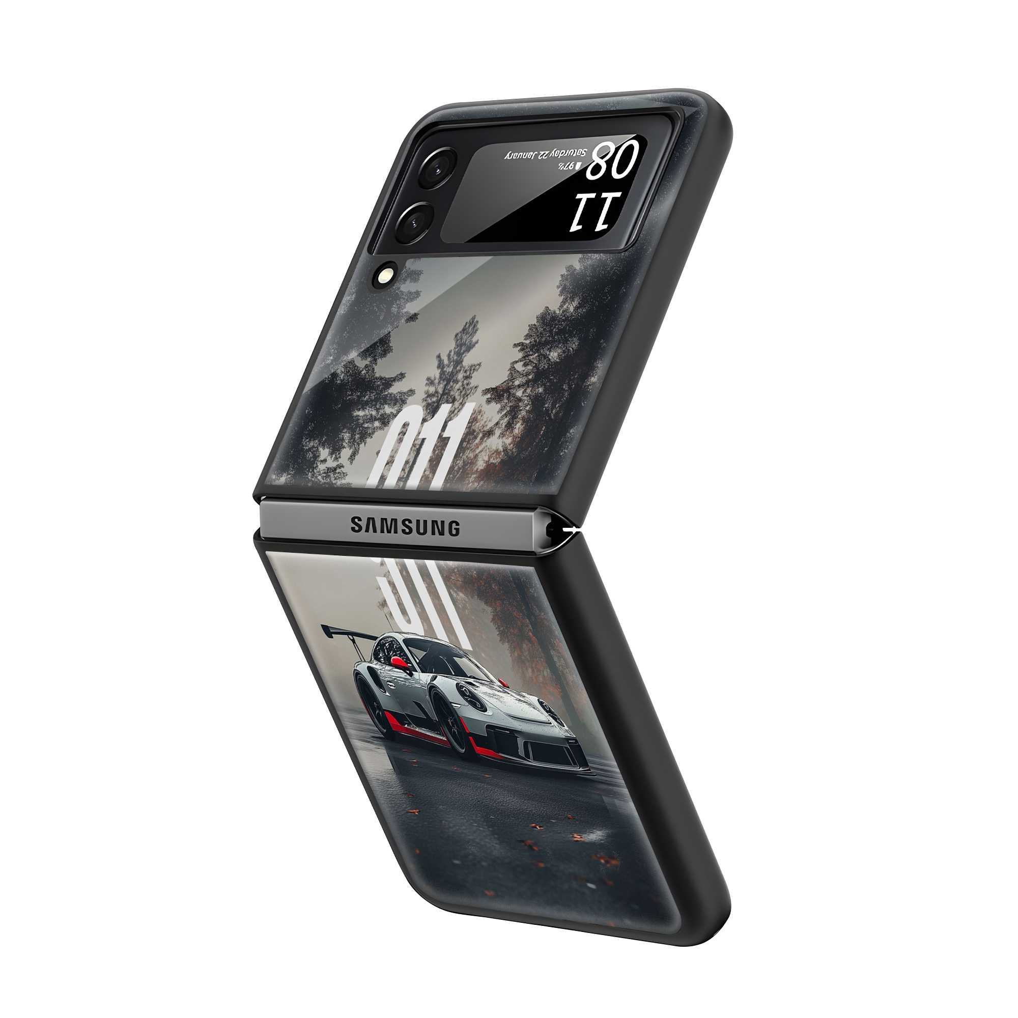 Phantom 911 Samsung Z Flip Glass Case