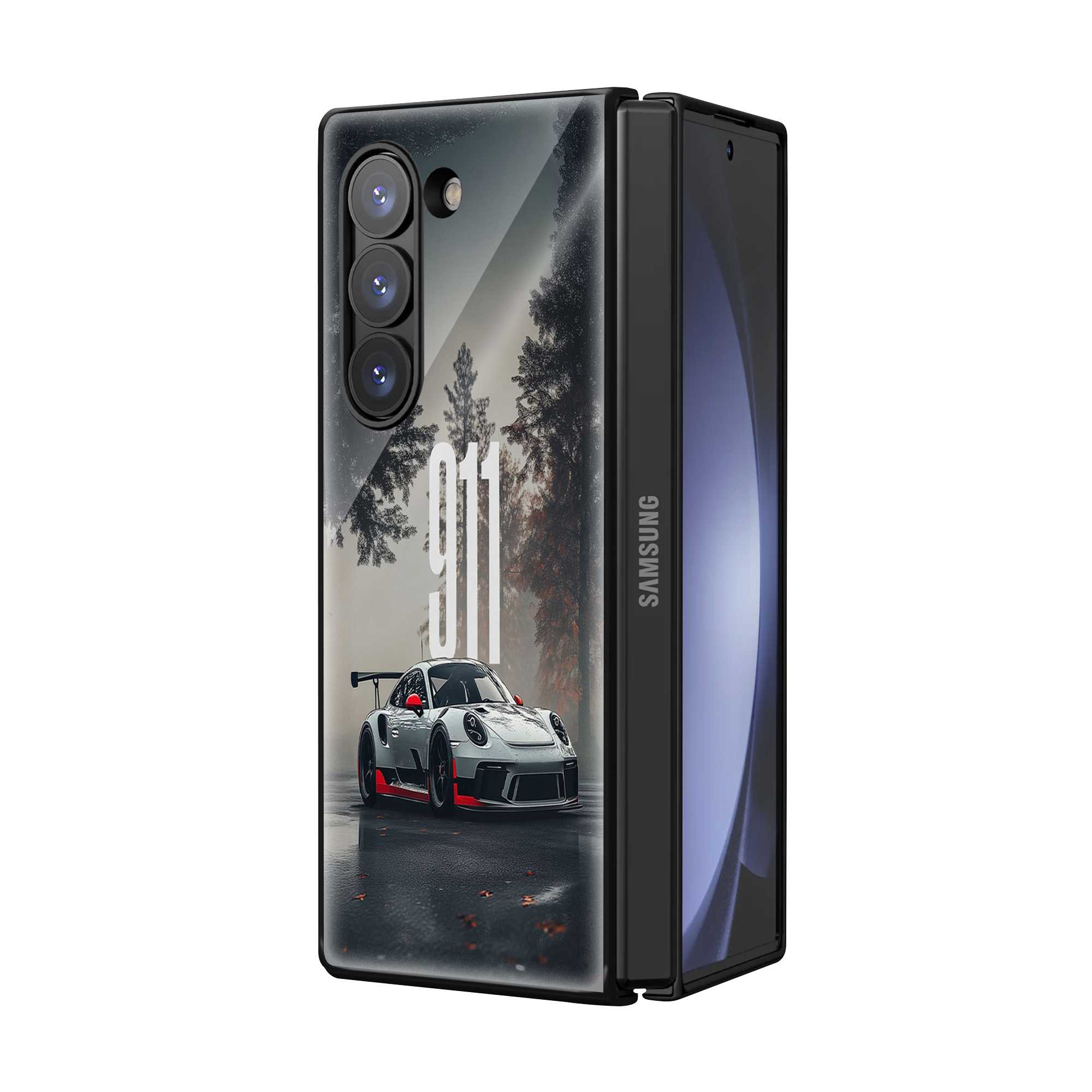 Phantom 911 Samsung Z Fold Glass Case
