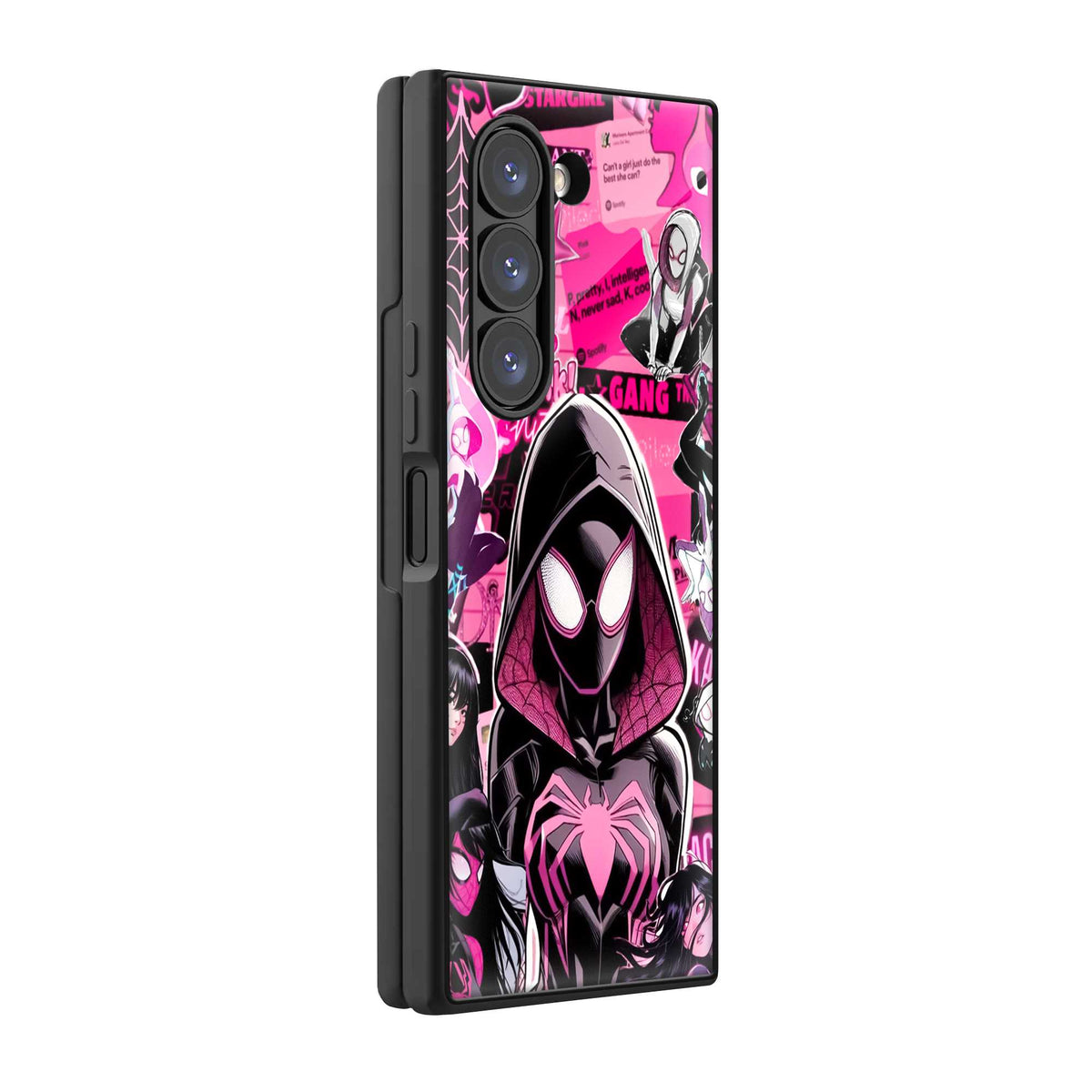 Pink Webcore Samsung Z Fold Glass Case