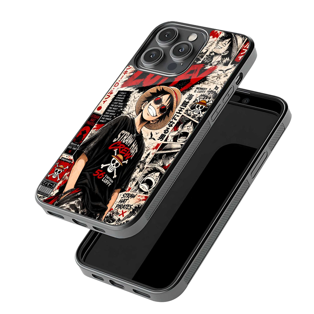 Pirate King Luffy Glass Case