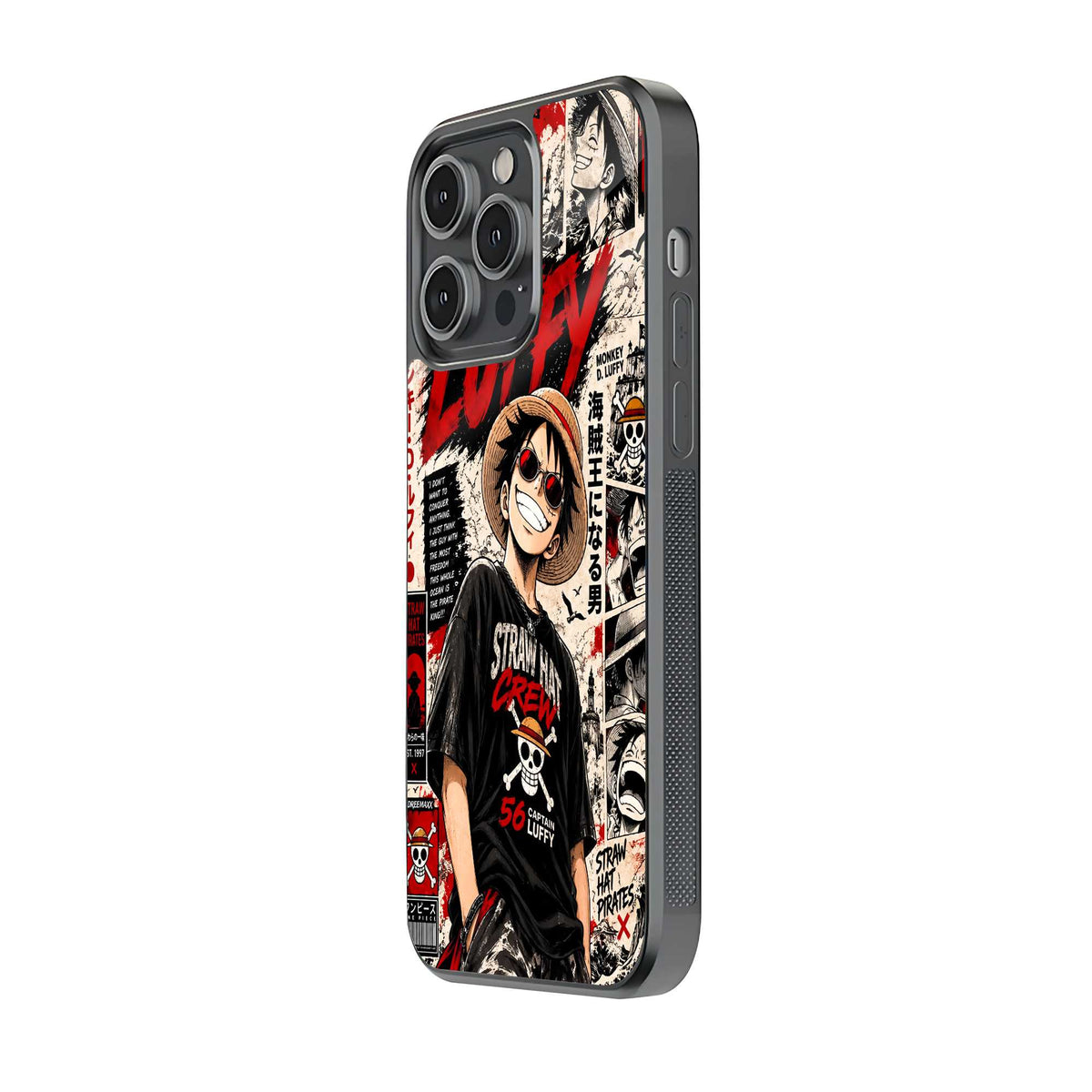 Pirate King Luffy Glass Case