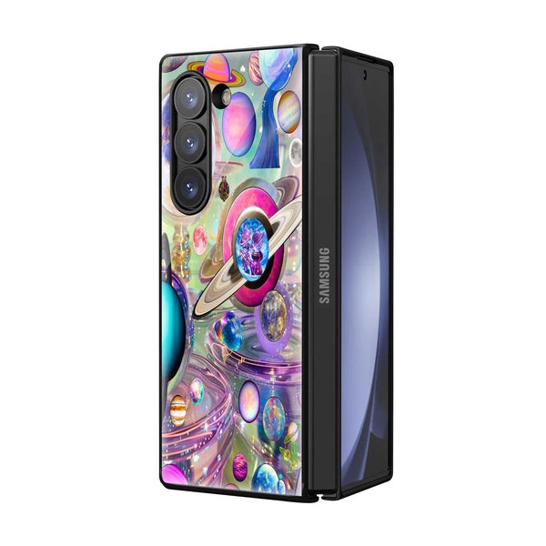 Planet Paradise Samsung Z Fold Glass Case