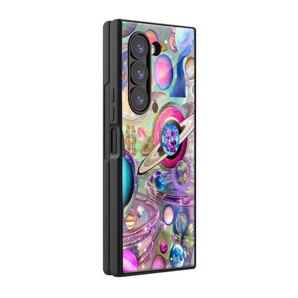 Planet Paradise Samsung Z Fold Glass Case