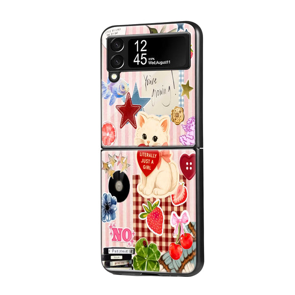 Playful Memories Samsung Z Flip Glass Case