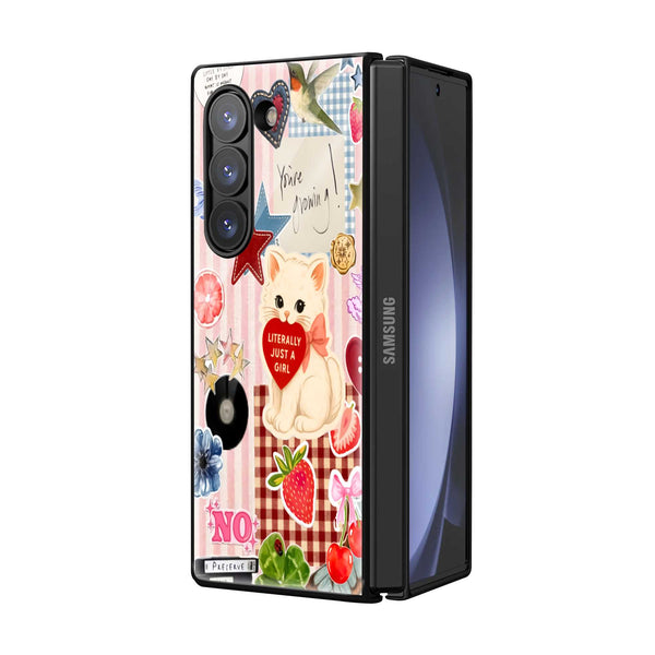 Playful Memories Samsung Z Fold Glass Case