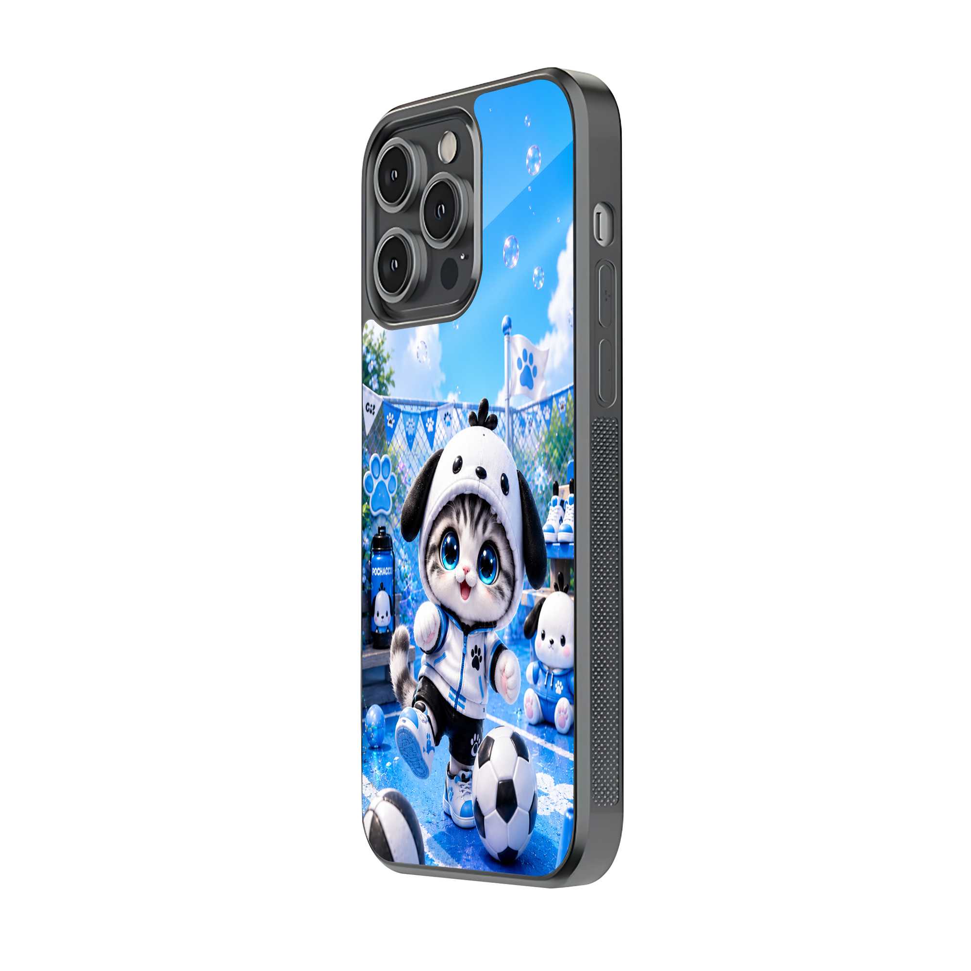 Pochacco Cat Glass Case
