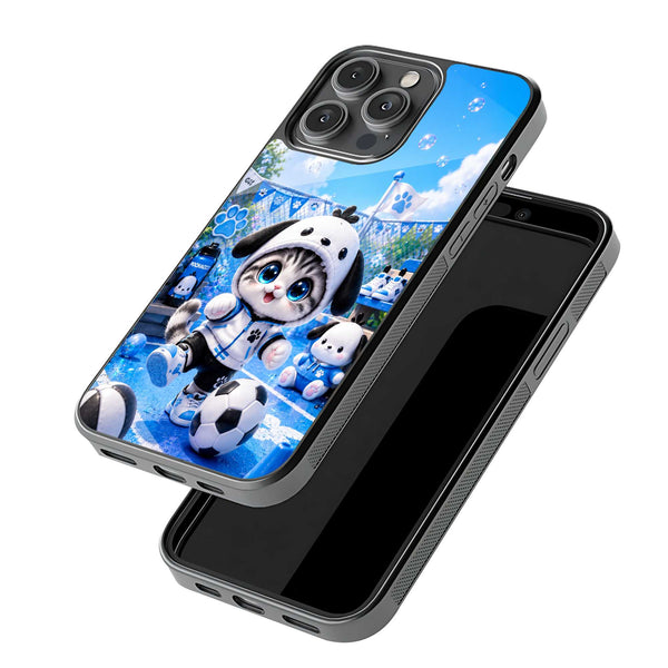 Pochacco Cat Glass Case