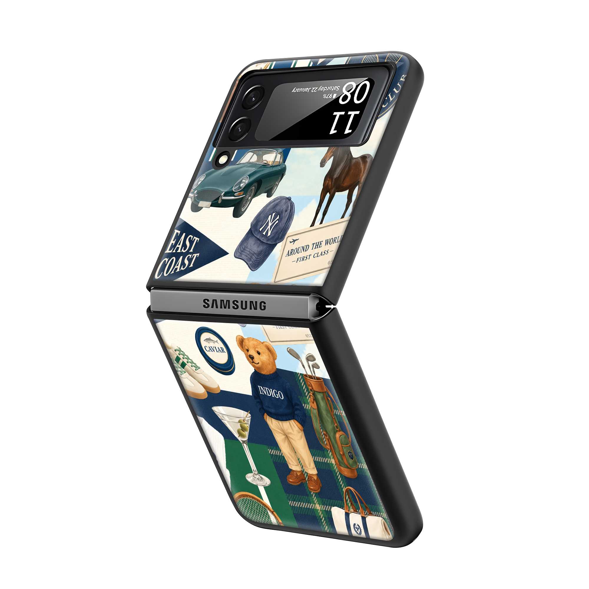 Polo Weekend Samsung Z Flip Glass Case Secondary image